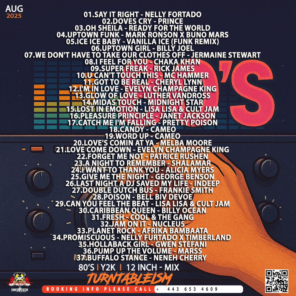 TURN UP THE 8O'S (EXCLUSIVE)