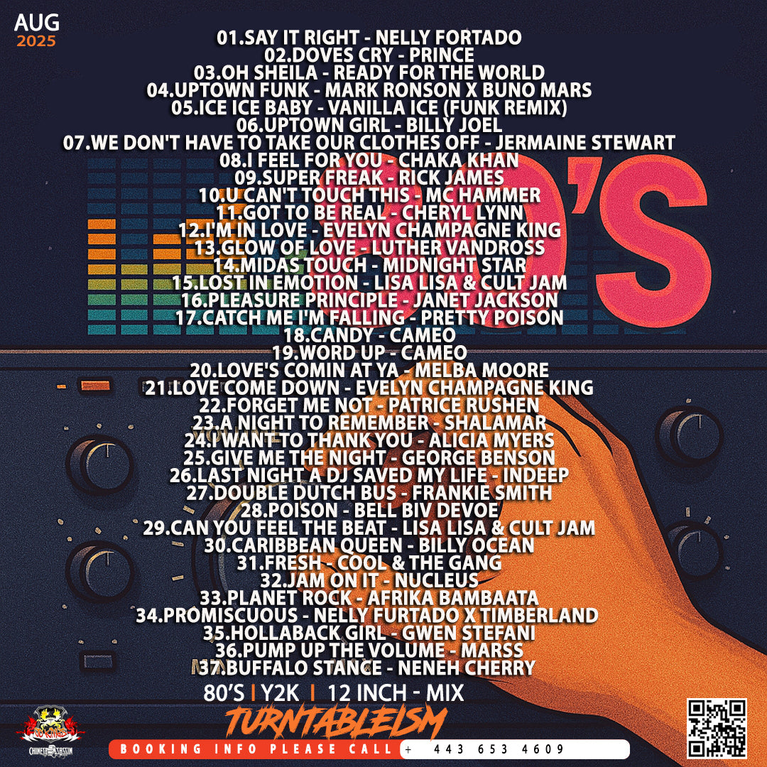 TURN UP THE 8O'S (EXCLUSIVE)
