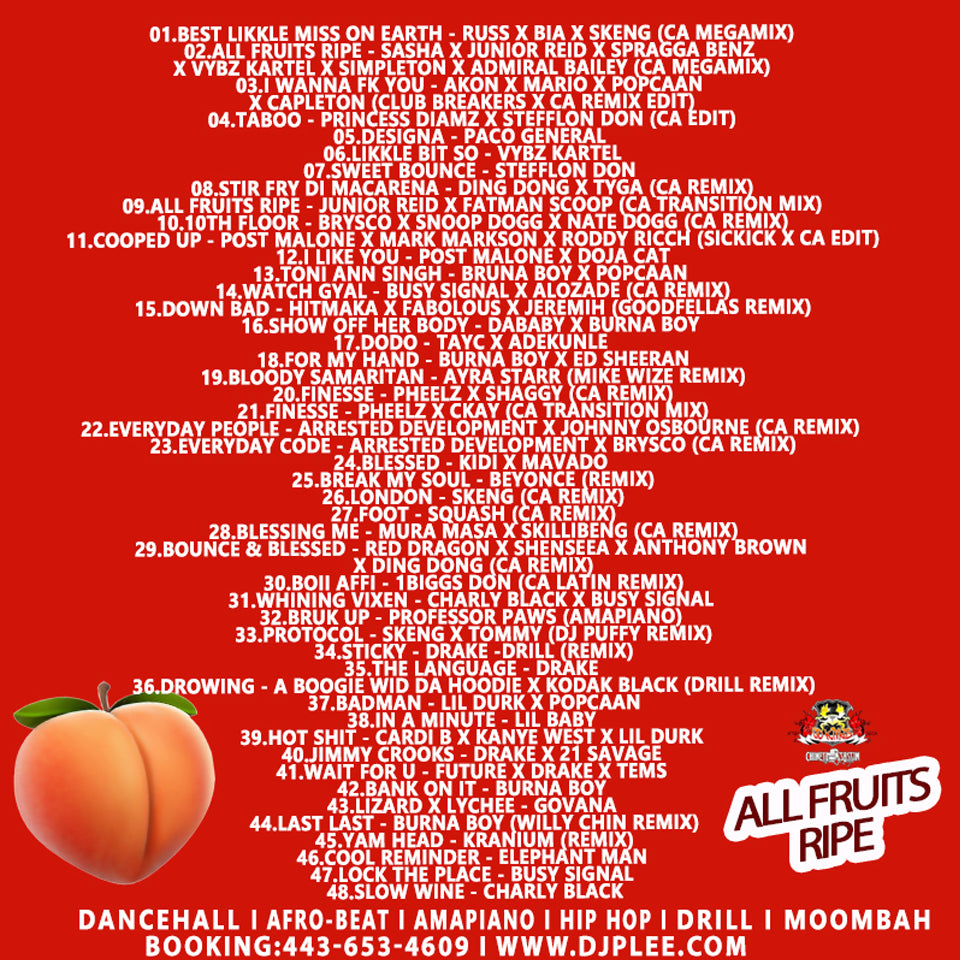 All Fruits Ripe – Dj P-lee