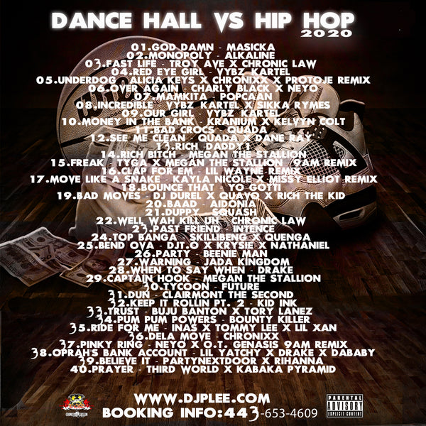 Dance Hall Vs Hip Hop 2020 (FYAH)