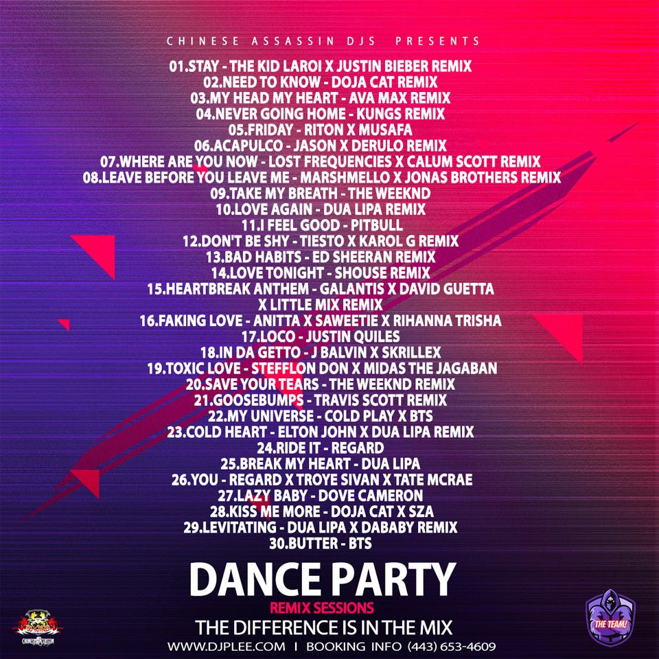 Dance Party Remix Sessions (Fire!!)